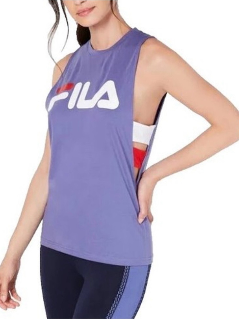 FILA Women's Purple Logo Activewear Tank